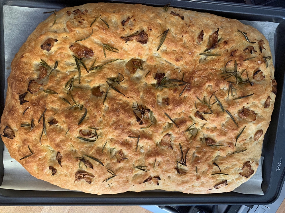 Babette Kourelos' Focaccia Bread Accessible Media Inc.